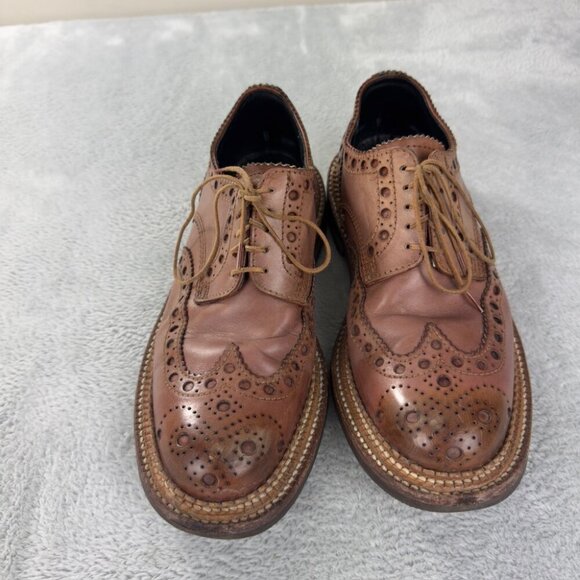 Grenson G One Oxford Leather Shoes – Men’s Size 7.5 UK / 8.5 US Handmade - Picture 8 of 12